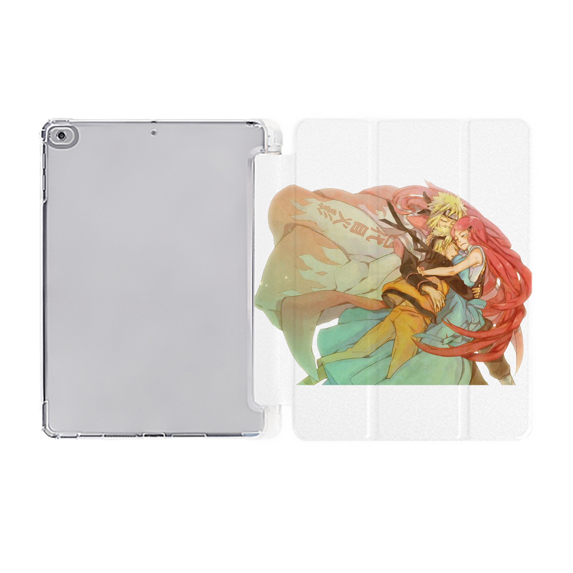 （画像用） NARUTO -ナルト- うずまき ナルト Uzumaki Naruto IPad ケース ペン収納付き 三つ折りスタンド PUレザー×シリコン 対応機種9.5/10.5/10.9インチ